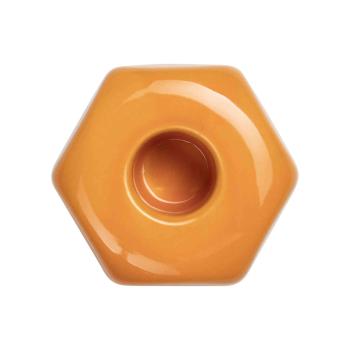 Lysestake Dora 6,7cm oransje ovenfra