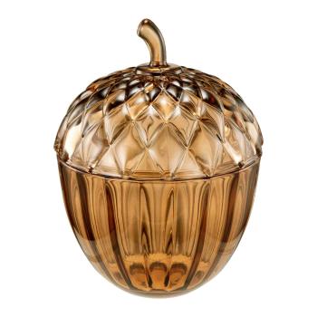 Glasskrukke nøtt med lokk