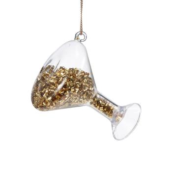 Julekule champagneglass