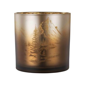 Lyslykt vinterfjell 15cm