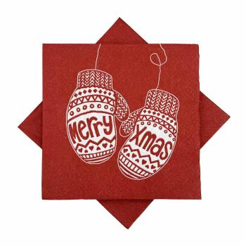 Serviett Merry Xmas