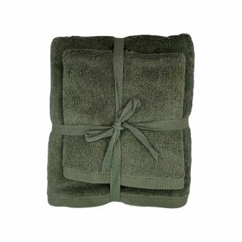 Håndklesett 2 pk grønn