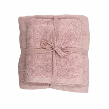 Håndklesett 2 pk rosa