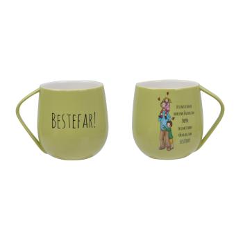 Lykketegning - Bestefar Krus 40 cl grønn