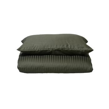 Sengesett Adele Sateng, 140x220 cm, grønn 