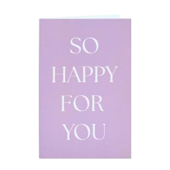 Kort So Happy for you