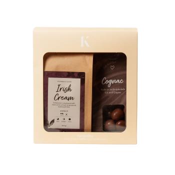 Gavepakke Aroma kaffe + cognac kuler