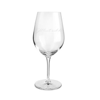 Lykketegning - Fyll livet med det som godt er, Rødvinsglass 62 cl