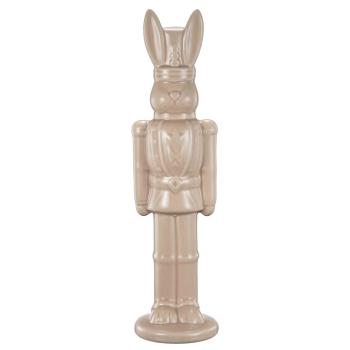 Dekorfigur Harepus 30 cm beige