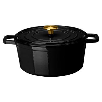 Støpejernsgryte Sabor 4L sort