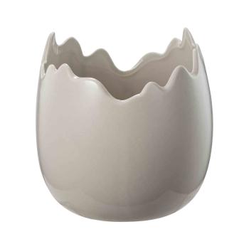 Potte keramikk beige shiny