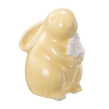 Dekorhare med blomst