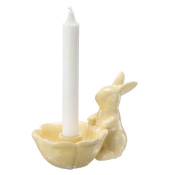 Lysestake Hare 11,5 cm med kronelys