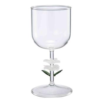 Glass Hvit blomst
