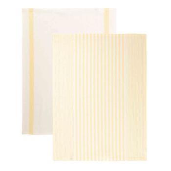 Kjøkkenhåndkle Georg 50x70 sett gul