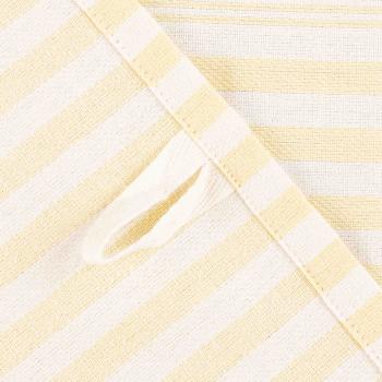 Kjøkkenhåndkle Georg gul nærbilde