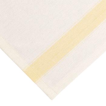 Kjøkkenhåndkle Georg gul nærbilde