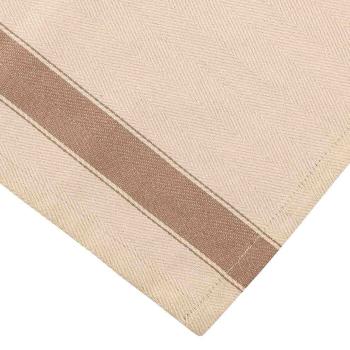 Kjøkkenhåndkle Georg taupe nærbilde