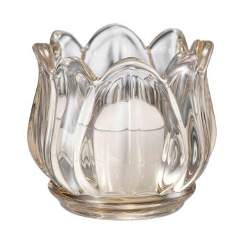 Telysholder Flora 5,5 cm klar med telys