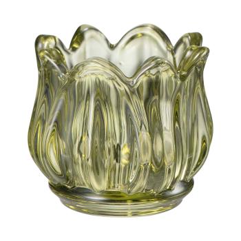 Telysholder Flora 5,5cm grønn