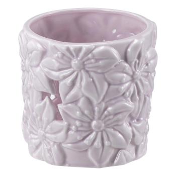 Telysholder Lilla blomst 8,6 cm