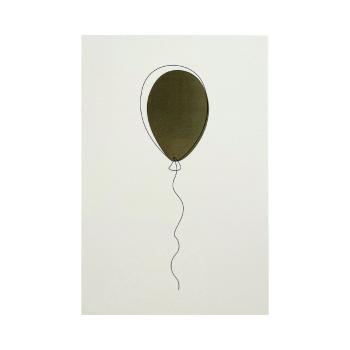 Stående kort Ballong grønn