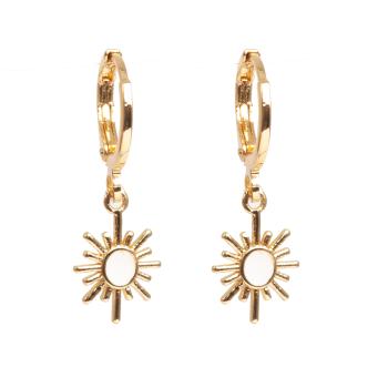 Små hoops, sol, hvit