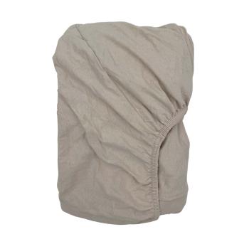 Jersey laken 90x200 cm beige