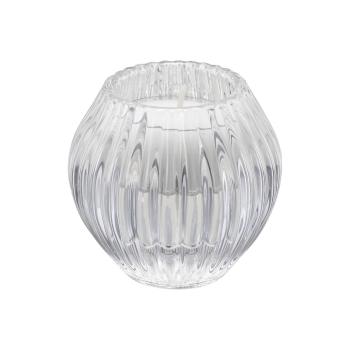 Lysestake Kombi Rille 7 cm klar med telys