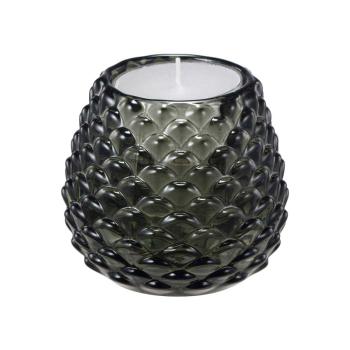 Telysholder Kongle 10cm grønn med telys