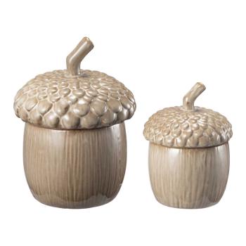 Krukke nøtt i to ulike størrelser