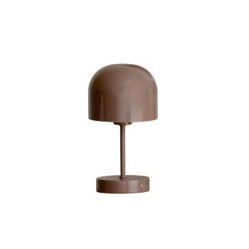 Bordlampe Napoli oppladbar 24 cm mørk beige