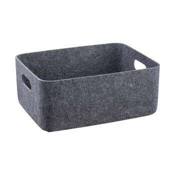 Filtkurv S/4 mørk grå