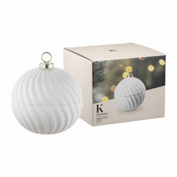 Julekule krukke med lokket av