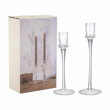 Lysestake Inez 2 pk 20cm / 23 cm med gaveeske