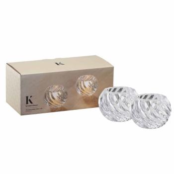 Telysholder Linda 2 pk klar i gaveeske