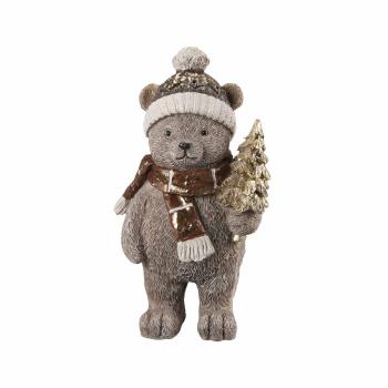 Bjørn med tre 7,5 cm grå
