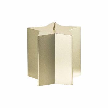 Kubbelys stjerne 7,5cm gull