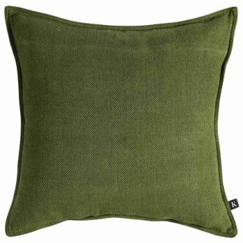 Putetrekk Herringbone 48x48cm grønn