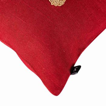 Putetrekk perler Merry Christmas 40x60cm nærbilde