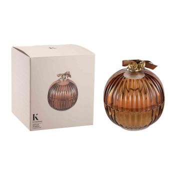 Duftlys julekule Amber & Tonka