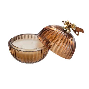 Duftlys julekule Amber & Tonka