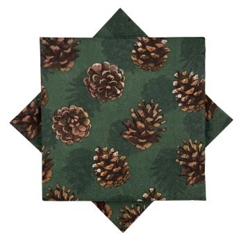 Serviett Kongle grønn