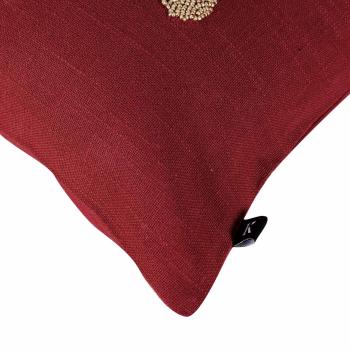 Putetrekk perler Merry Christmas 40x60cm nærbilde