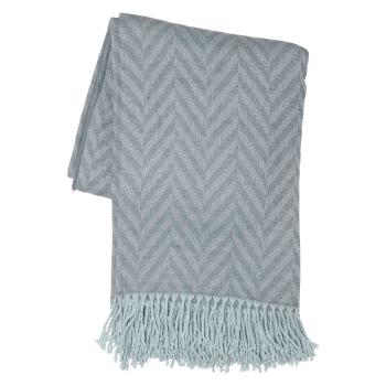 Pledd ZigZac 130x170cm blå