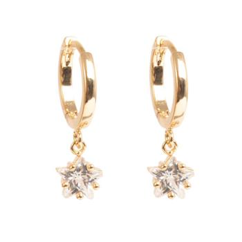 Øreringer med CZ, G