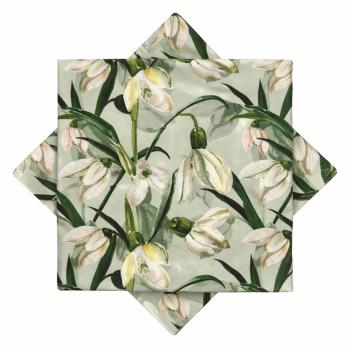 Serviett Snøklokke grønn