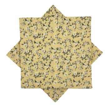 Serviett Tiny flowers gul