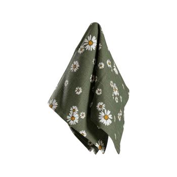 Tøyserviett Daisy 40x40cm grønn