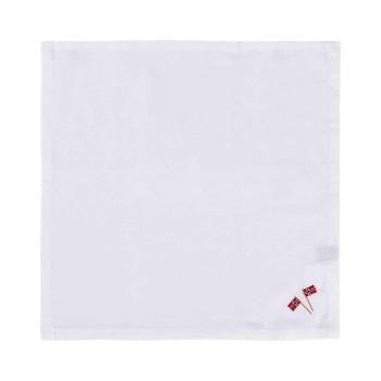 Tøyserviett 17. Mai Flagg 40x40cm 4-pk